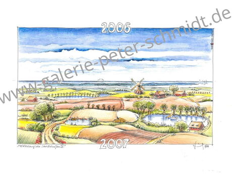 Grafikserie Mecklenburgische Landschaften Nr.4